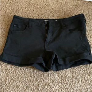 Black shorts
